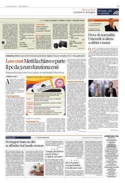 Low costMetti la chiave e parte Il pc da 5 euro