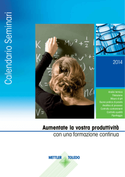 Calendario Seminari 2014