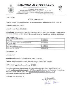 esito RDO acquisto lavastoviglie