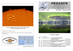 Novembre e Dicembre 2014 - Gruppo Astrofili Forlivesi