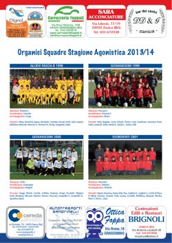 4° Torneo Memorial Giuseppe Ghidotti