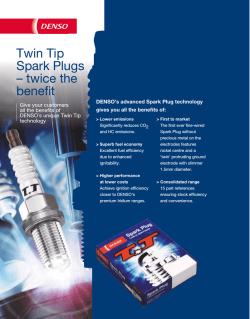 Twin Tip Spark Plugs – twice the benefit