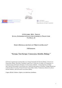 Programma - Giovanifvg.it