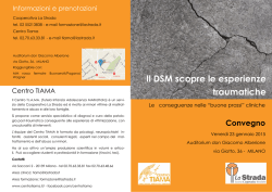 Il DSM scopre le esperienze traumatiche
