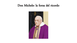 Don Michele: la forza del ricordo