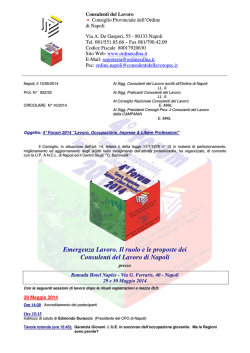 clicca qui - Ordine CDL Napoli