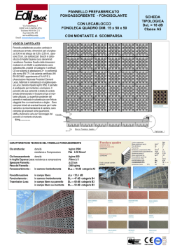 Scheda tecnica FONOLECA QUADRO con montante a