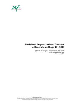 Modello di Organizzazione, Gestione e Controllo di H