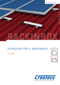Istruzioni per il montaggio RACKINBOX