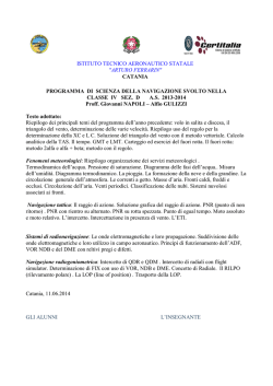 4D nav - Benvenuti in ITAER. Ferrarin.gov.it