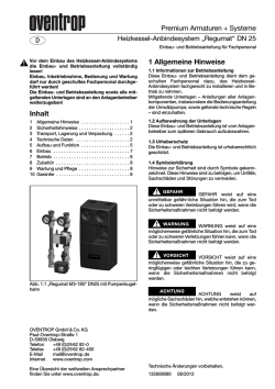 D Inhalt 1 Allgemeine Hinweise