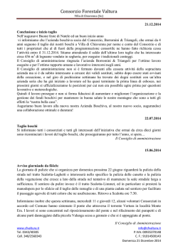 Consorzio Forestale Valtura