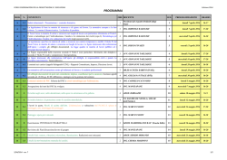 calendario delle lezioni - Scuola Edile di Bergamo