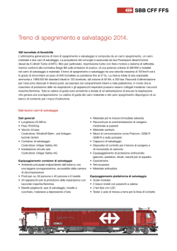 Treno di spegnimento e salvataggio 2014.
