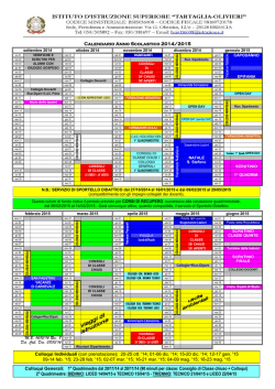 calenadario scolastico 2014-2015 - tartaglia