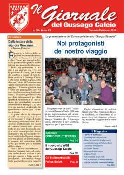 numero 30 (gennaio &ndash; febbraio 2014)