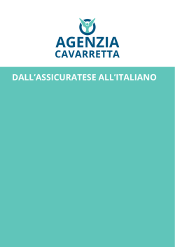 qui - Polizza unica del volontariato