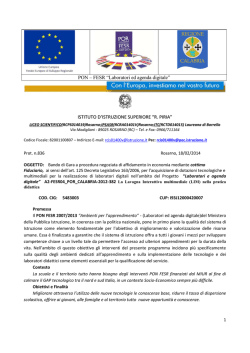 Bando di gara FESR A2