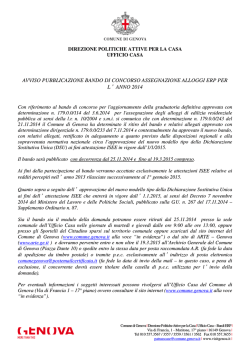 AVVISO PUBBLICAZIONE BANDO DI CONCORSO