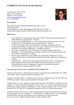 CV Alice Ravizza_ENG_short 2014 01 31