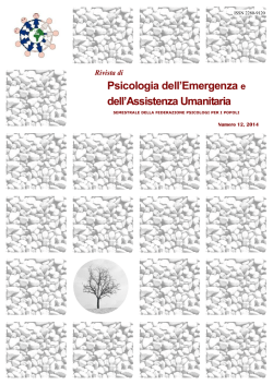 Numero 12 - Federazione Psicologi per i Popoli
