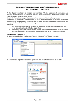 download allegato - Farfisa for Security