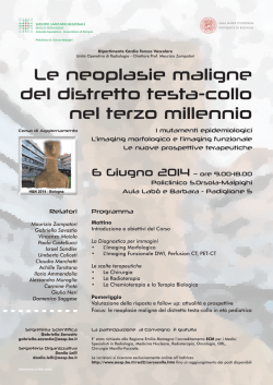 Le neoplasie maligne del distretto testa