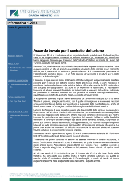 Accordo trovato per il contratto del turismo