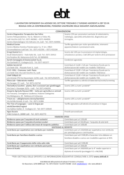 CONVENZIONI - Ente Bilaterale della Provincia di Lodi
