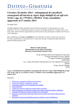 Testo circolare - Ordine degli Avvocati di Acqui Terme