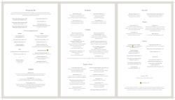 Men&ugrave; - la Rinascente