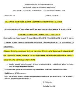 AI DOCENTI - Licei di Gallarate