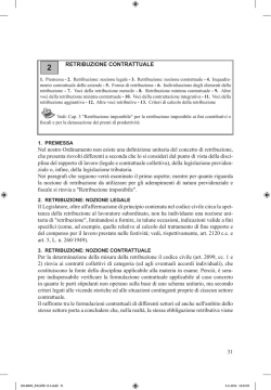 Nel nostro Ordinamento non esiste una definizione unitaria del