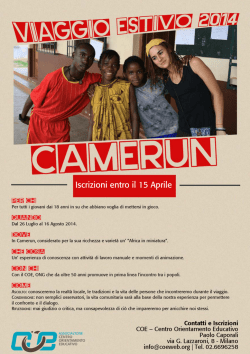 campo estivo 2014.psd - Centro Orientamento Educativo