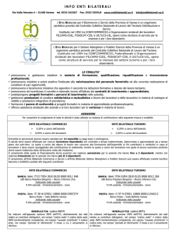 informativa - Enti Bilaterali