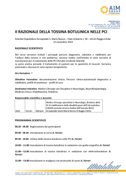 Scarica programma e CV relatori.