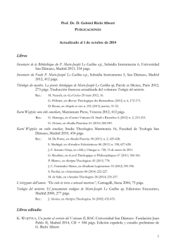 Publicaciones - Universidad Eclesi&aacute;stica San D&aacute;maso