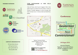 Conferenza - Unione Geotermica Italiana