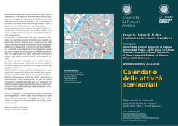 2013-2014 - Universit&agrave; Ca