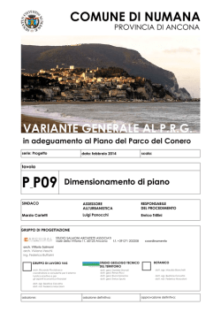 P_P09_Dimensionamento di Piano