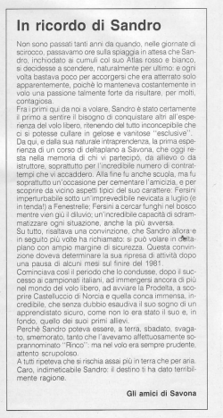 ricordo di sandro fersini