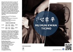 MU MUN KWAN TICINO - Giappone in Ticino