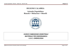 ALLEGATO B - Elenco fabbisogno semestrale