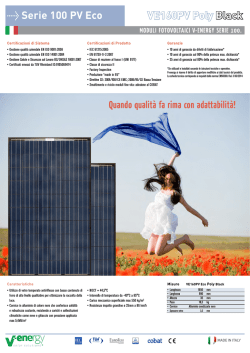 Serie 100 PV Eco VE160PV Poly Black - V
