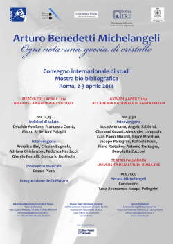 Arturo Benedetti Michelangeli - GINA