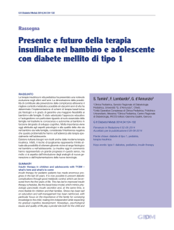 articolo completo in pdf - Giornale Italiano di Diabetologia e