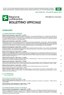 Regione Lombardia: Documento completo.