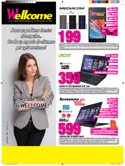 Accade solo da WELLCOME!