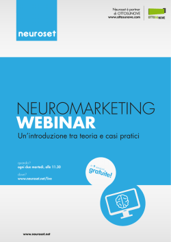 NEUROSET - Programma per Webinar