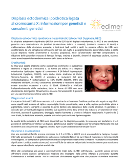 Displasia ectodermica ipoidrotica legata al